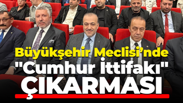 Kocaeli Büyükşehir Belediyesi Meclisi’nde "Cumhur İttifakı" çıkarması