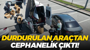 Kocaeli'de silah kaçakçılığı operasyonu: Araçtan cephanelik çıktı!