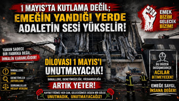 CHP Dilovası 1 Mayıs’ta 7 kişiye mezar olan Ravive Kozmetik önünde! İşte program