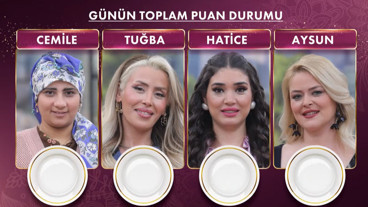 13 MAYIS GELİNİM MUTFAKTA PUAN DURUMU | Gelinim Mutfakta Bugün Kim Kazandı Yarım Altını?