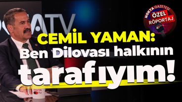 Cemil Yaman: Ben Dilovası halkının tarafıyım!