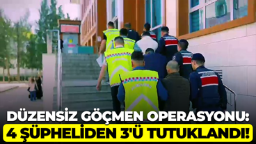 Kocaeli'de düzensiz göçmen operasyonu: 4 şüpheliden 3'ü tutuklandı!