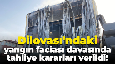 Dilovası'ndaki yangın faciası davasında tahliye kararları verildi!
