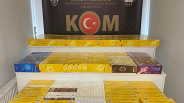 KMO’da kaçak sigara operasyonu: 5 bin paket ele geçirildi