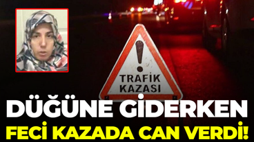 Kocaeli'de feci kaza: Düğüne giderken, can verdi!