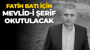 Fatih Batı için Mevlid-i Şerif okutulacak