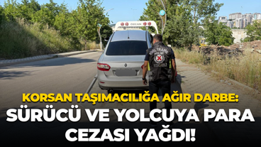 Kocaeli'de korsan taşımacılığa ağır darbe: Sürücü ve yolcuya para cezası yağdı!