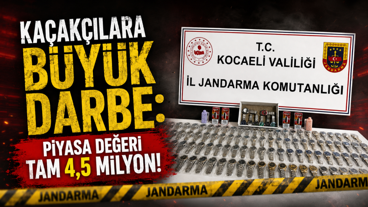 Kocaeli'de dev kaçakçılık operasyonu: 4,5 milyon TL değerinde lüks saat ele geçirildi!