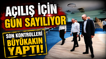 Yeni cemevindeki son kontrolleri Tahir Büyükakın yaptı