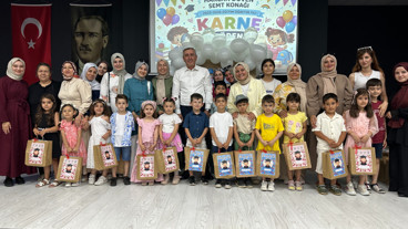Çayırova Çocuk Kulübü öğrencileri karnelerini aldı
