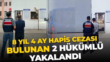 Kocaeli'de 8 yıl 4 ay hapis cezası bulunan 2 hükümlü yakalandı