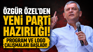 Özgür Özel'den yeni parti hazırlığı! Program ve logo çalışmaları başladı!