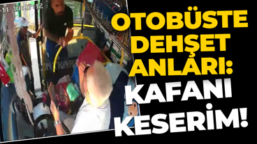 Kocaeli'de halk otobüsünde şok anlar! Kurallara uyan şoföre 'kafanı keserim' tehdidi: O anlar kamerada