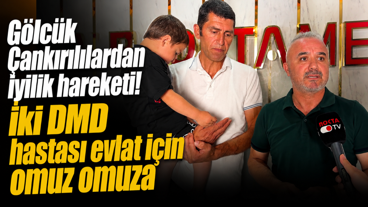 Gölcük Çankırılılardan iyilik hareketi! İki DMD hastası evlat için omuz omuza