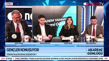 Öğrenci Kulüpleri Ne Düşünüyor? | Adem Yaman İle Akademi Günlüğü | 18.09.2025 #öğrenci #üniversite