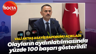 Kocaeli Valisi kentin asayiş raporunu açıkladı