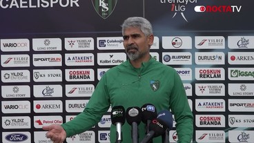 Kocaelispor Teknik Direktörü İsmet Taşdemir: Zorları severiz