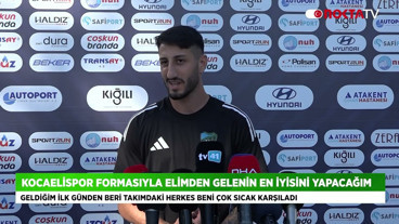 Can Keleş: Kocaelispor Formasıyla Elimden Gelenin En İyisini Yapacağım