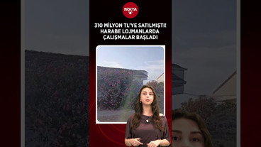 310 Milyon TL’ye Satılmıştı! Harabe Lojmanlarda Çalışmalar Başladı