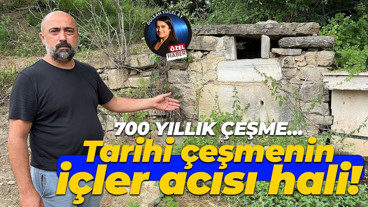 Geçmişi 700 yıla dayanıyor İşte İzmit’teki tarihi çeşmenin içler acısı hali!