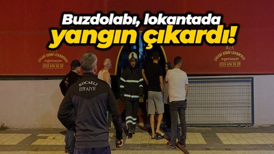 Kocaeli'de bir lokantada yangın çıktı !