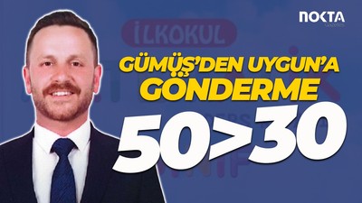 Köksal Gümüş'ten Erkan Uygun'a tek satırlık gönderme: 50>30