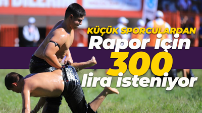 Küçük sporculardan sağlık belgesi için 300 lira para isteniyor!