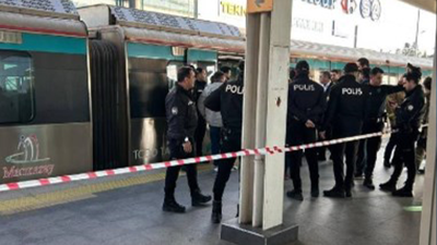 Marmaray istasyonunda korkutan olay! Güvenlik görevlisi yolcuyu vurdu!
