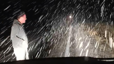 Mersin'e senenin ilk karı düştü!