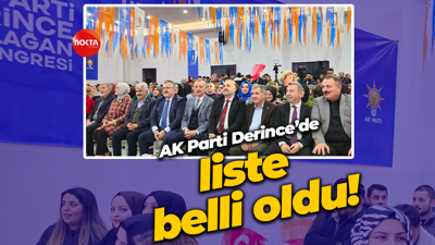 AK Parti Derince’de liste belli oldu!