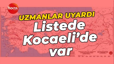 Jeologlar deprem konusunda uyarılarda bulundu, liste de Kocaeli'de var