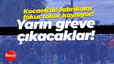 Kocaeli’deki fabrikalar fokur fokur kaynıyor! Yarın iki fabrika daha greve çıkıyor