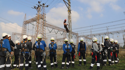 SEDAŞ'tan, çalışanlarına '' Yüksekte Güvenli Çalışma'' eğitimi