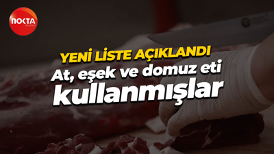 Listeye yenileri eklendi, 7 işletmede at ve eşek eti tespit edildi!