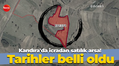 Kandıra'da icradan satılık arsa! Tarihler belli oldu
