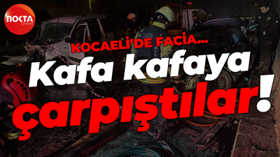 Derince'de facia: Kafa kafaya çarpıştılar!