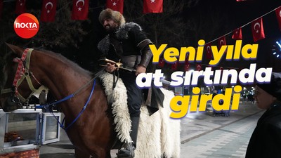 Kocaeli'de yeni yıla at sırtında girdi