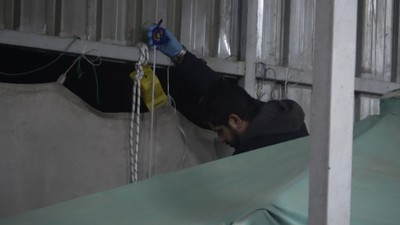 Oğlu tarafından ipte asılı bulundu