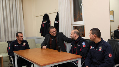 Sertif Gökçe'den yeni yıl ziyaretleri