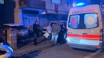 Otoparka girmeye çalışırken istinat duvarına çarptı: 1 yaralı