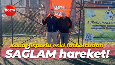 Kocaelisporlu eski futbolcudan SAĞLAM hareket!