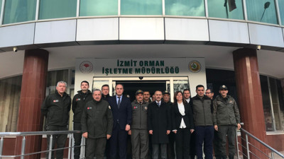 Vali İlhami Aktaş, İzmit Orman İşletme Müdürlüğünde incelemelerde bulundu