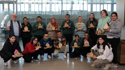 Cemil Meriç Engelsiz Yaşam Merkezi öğrencileri Ahşap Atölyesi Özel Etkinliği'nde bir araya geldi