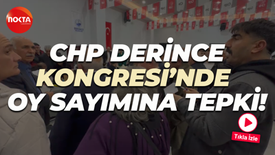 CHP Derince İlçe Kongresi'nde oy sayımına tepki