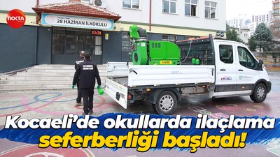 Kocaeli’de okullarda haşereye karşı etkin ilaçlama