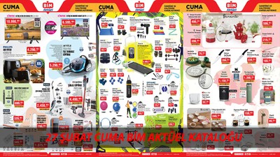 BİM 28 ŞUBAT CUMA AKTÜEL KATALOĞU BİM'de Bu Cuma Neler Var? Televizyon, Airfryer, Lastikli Çarşaf..