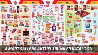 4 MART SALI BİM AKTÜEL ÜRÜNLER KATALOĞU | Sucuk, Çay, Şeker, Toz Dterjan BİM'de Bu Hafta Neler Var?