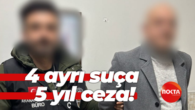 4 ayrı suça 5 yıl ceza!