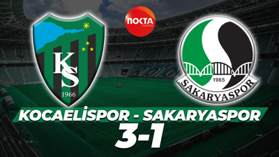 Kocaelispor - Sakaryaspor: 3-1 (MAÇ SONUCU)