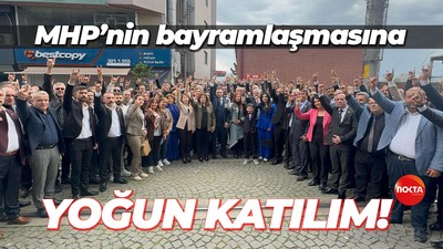 MHP’nin bayramlaşmasına yoğun katılım!